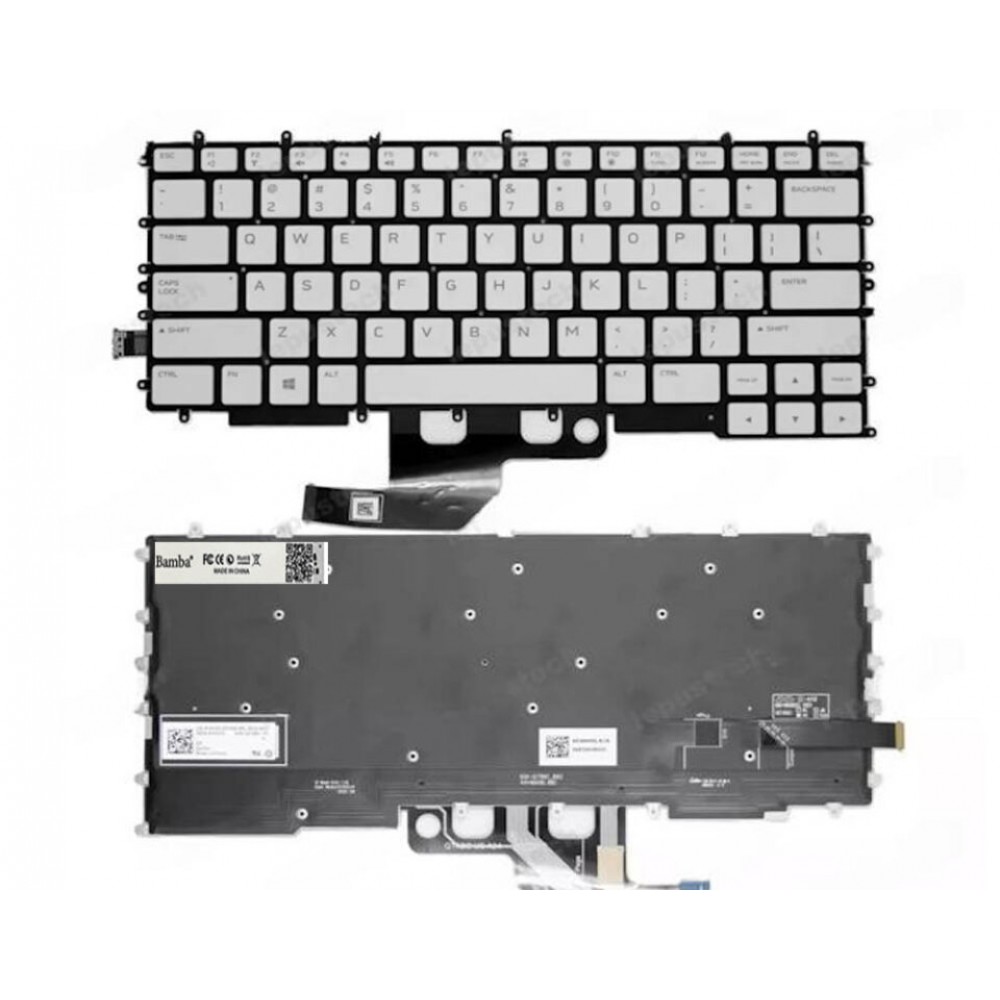 Bàn phím Tốt dùng cho Dell G7-7500 (Màu trắng) Có Đèn